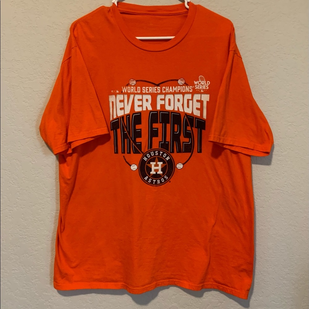 - FANATICS XL ASTROS WORLD SERIES T-shirt-orange